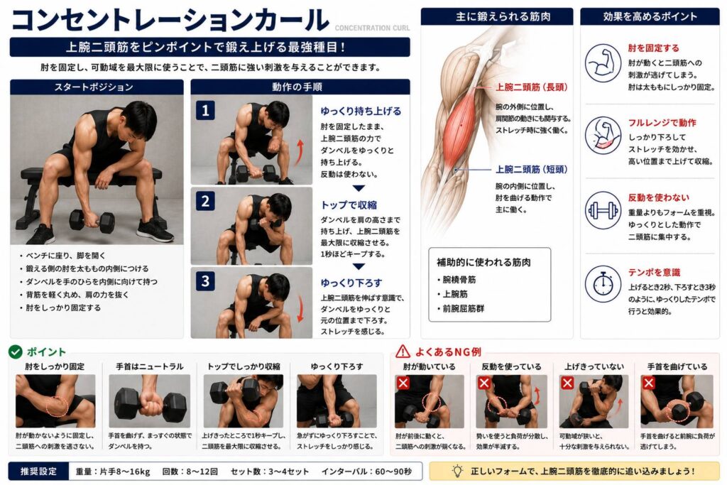 コンセントレーションカール